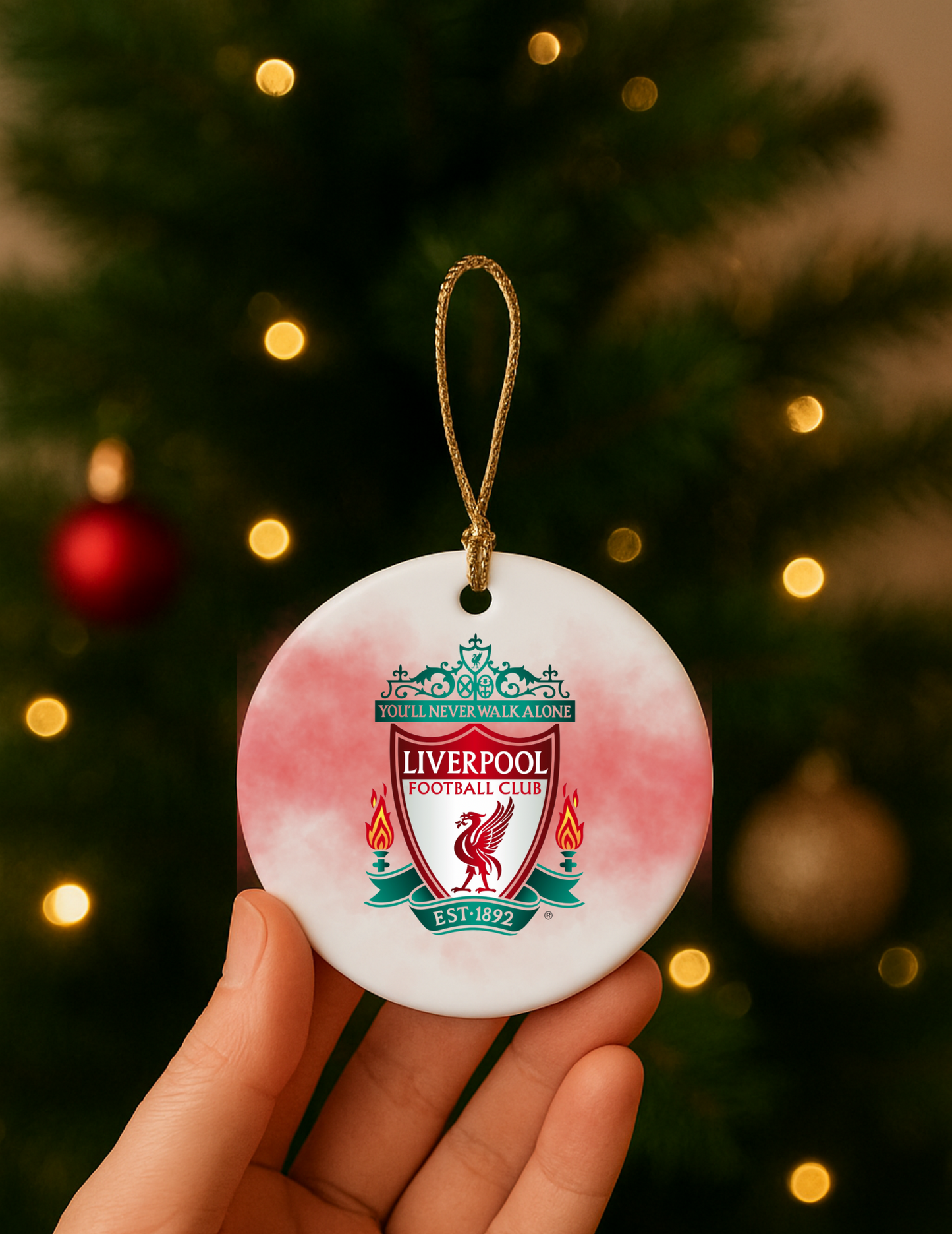 Circle Ceramic Bauble