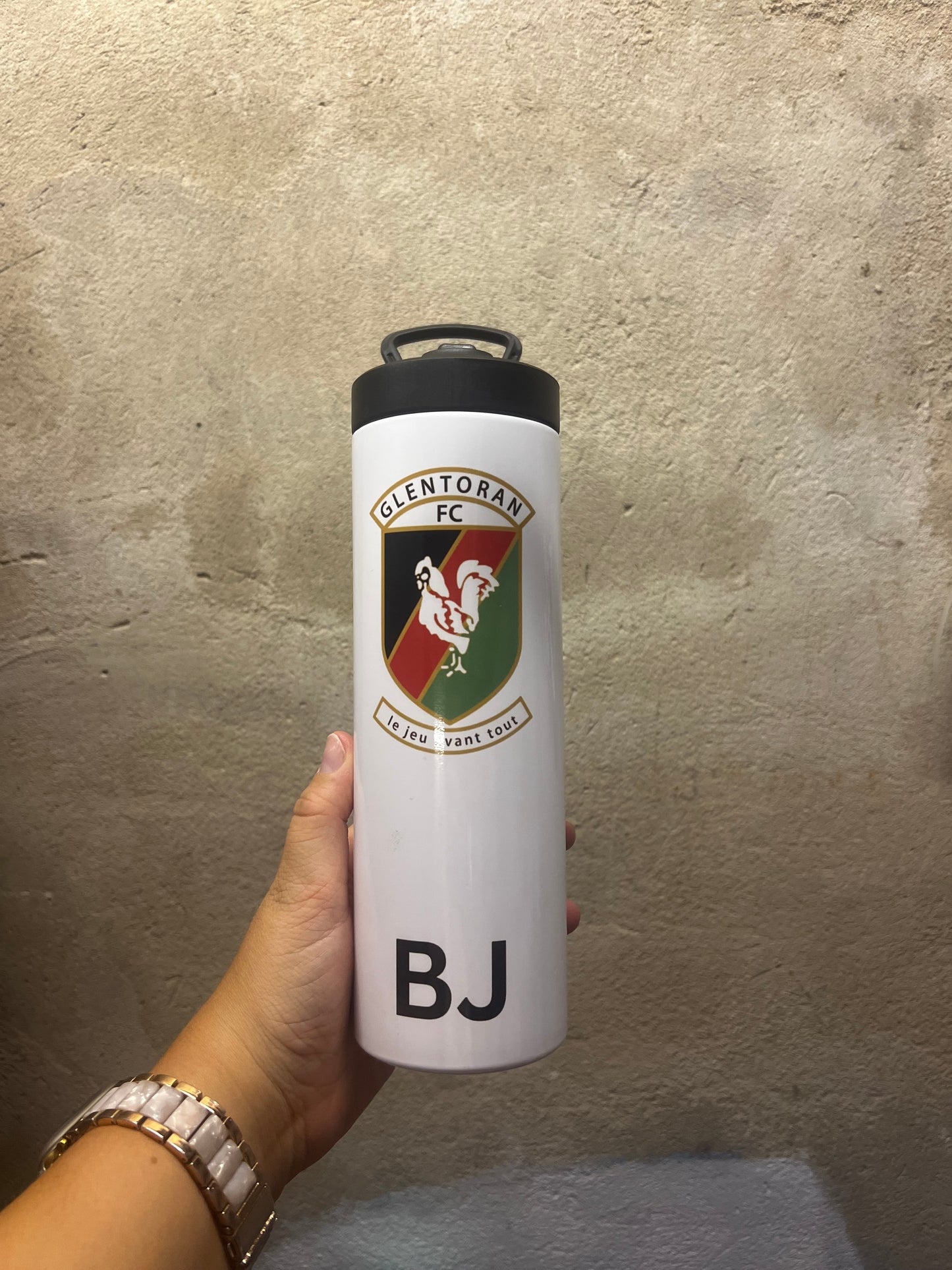 Personalised Football Water Bottle