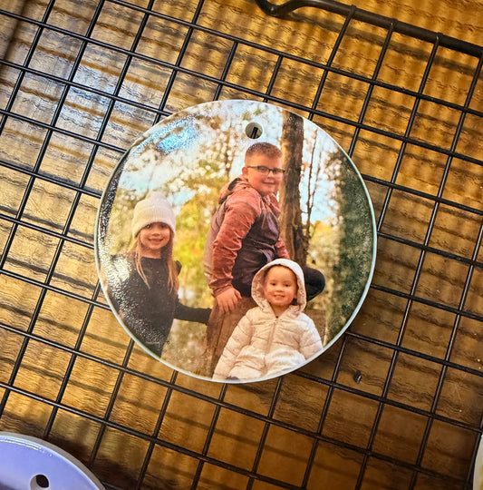 Circle Ceramic Bauble