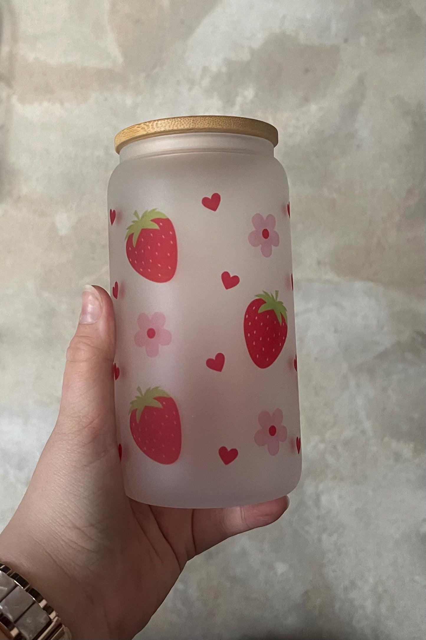 Personalised Glass Cans
