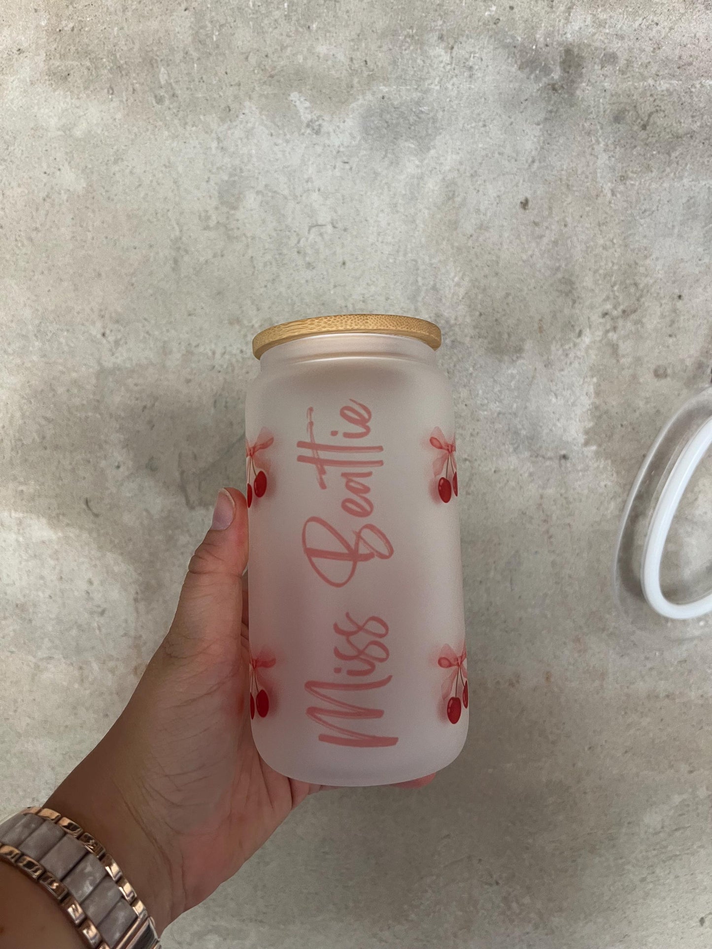 Personalised Glass Cans