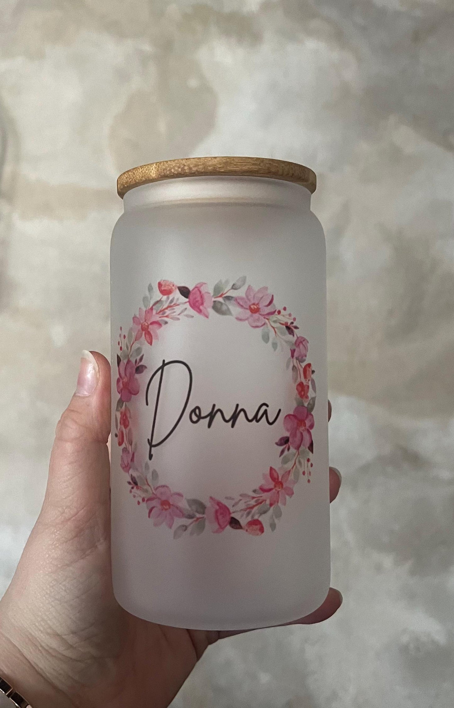 Personalised Glass Cans